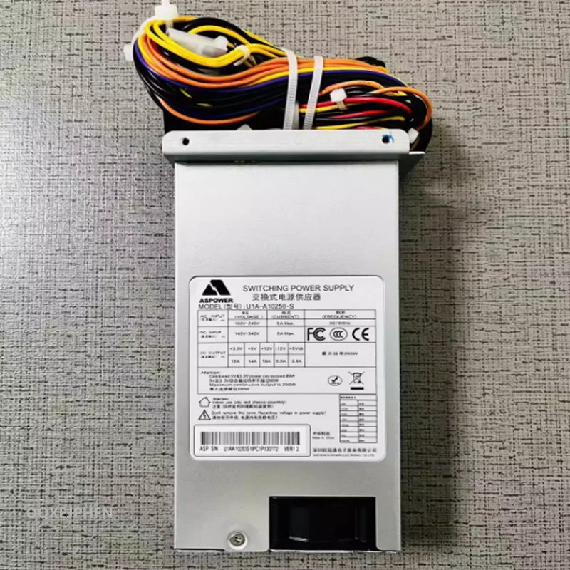 ASPOWER 소형 1U 250W 전원공급장치 U1A-A10250-S 신