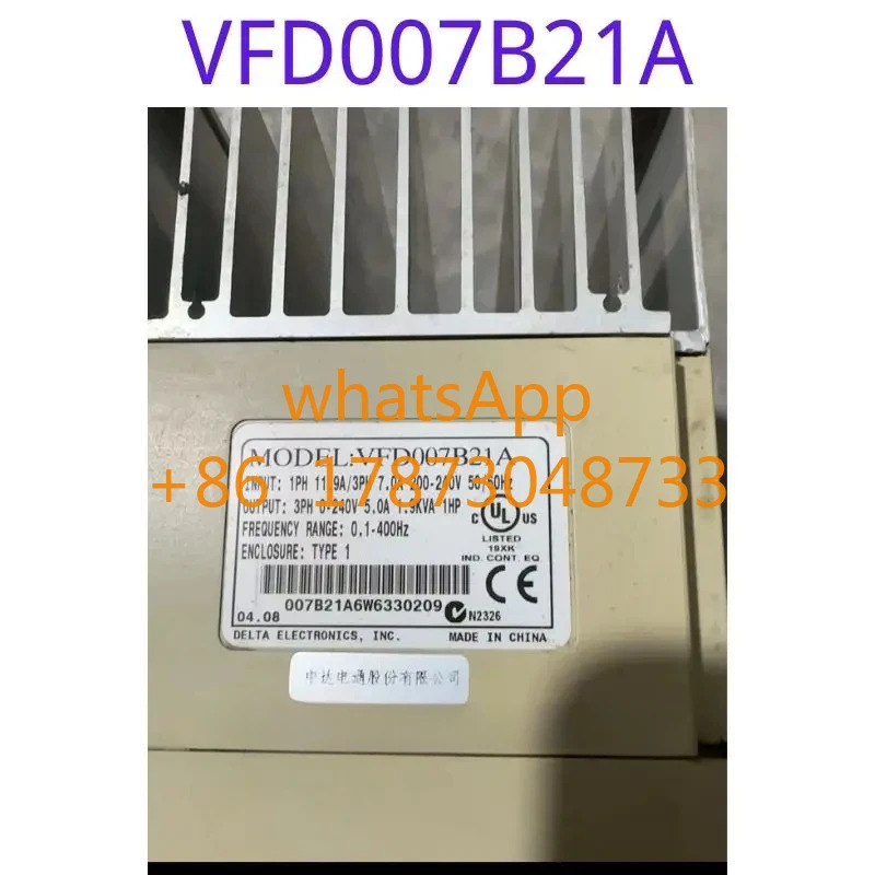 리퍼 주파수 변환기 VFD007B21A 0.75KW 220V 기능 완료 무사 외관