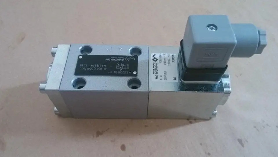 오리지널 Wandfluh 유압 솔레노이드 밸브 AS22061a-G24 AS22061a-R230