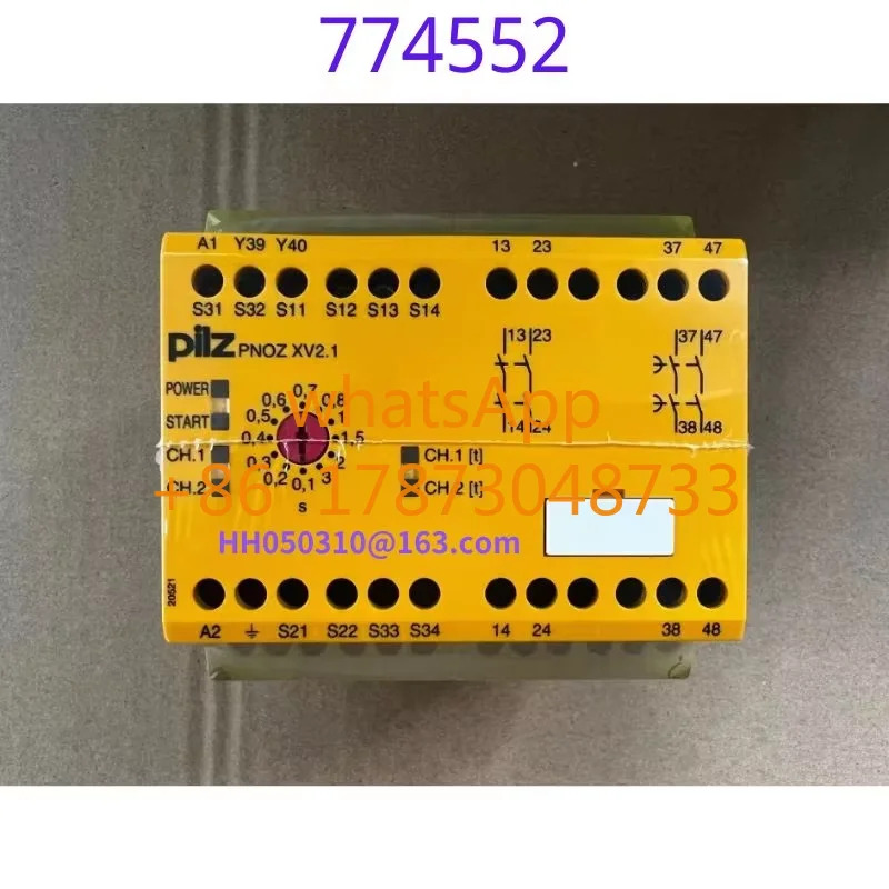 오리지널 안전 릴레이 774552 PNOZ XV2.1