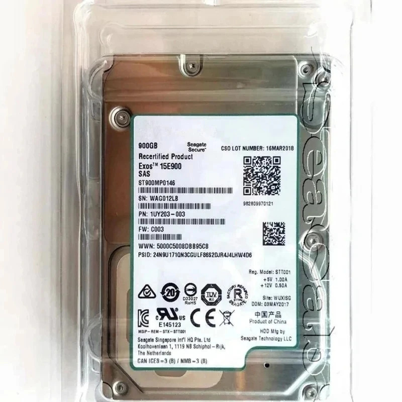 오리지널 씨게이트하드 900GB 2.5 인치 SAS ST900MP0146