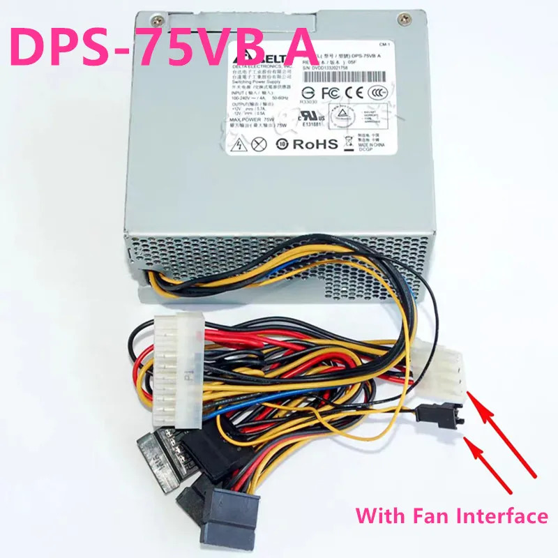 팬 인터페이스가 DELTA 75W DPS-75VB A새 원본 전원공급장치 VX350 350W GPS-350JB A NX350 GPS-350HB