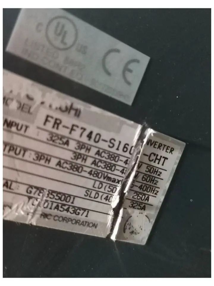 리퍼 FR-F740-S160K-CHT 인버터 완료