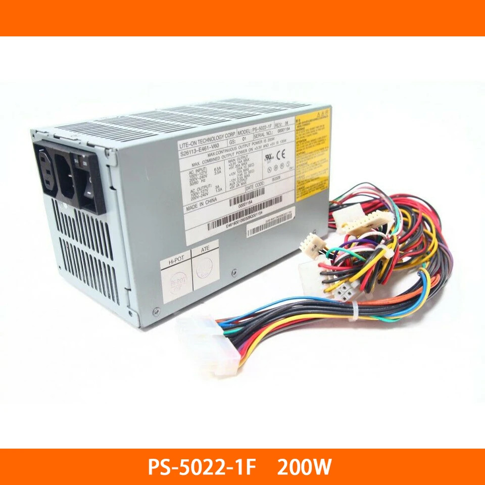 PS-5022-1F S26113-E461-V60 P5905 P5700 P5600 W600 200W 산업전원공급장치 오리지널