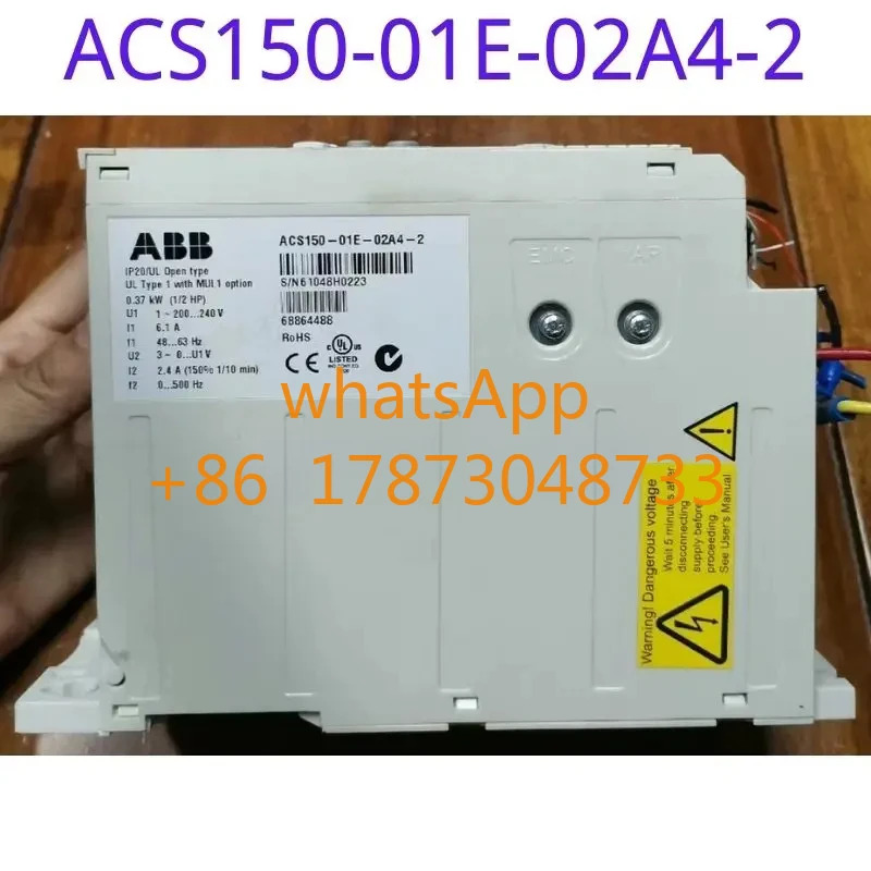 리퍼된 주파수 변환기 ACS150-01E-02A4-2 220V 0.37KW 기능 리퍼가 그대로 유지