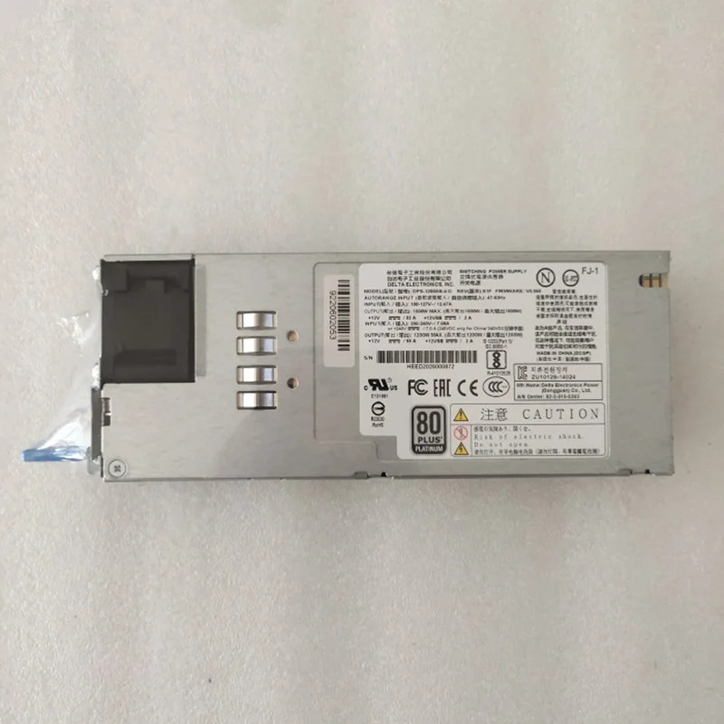 델타 80 플러스오리지널 PSU 플래티넘 5270 5280 5460 8480M4 1200W 전원공급장치 DPS-1200AB-4 D DPS-1200AB-4D 신