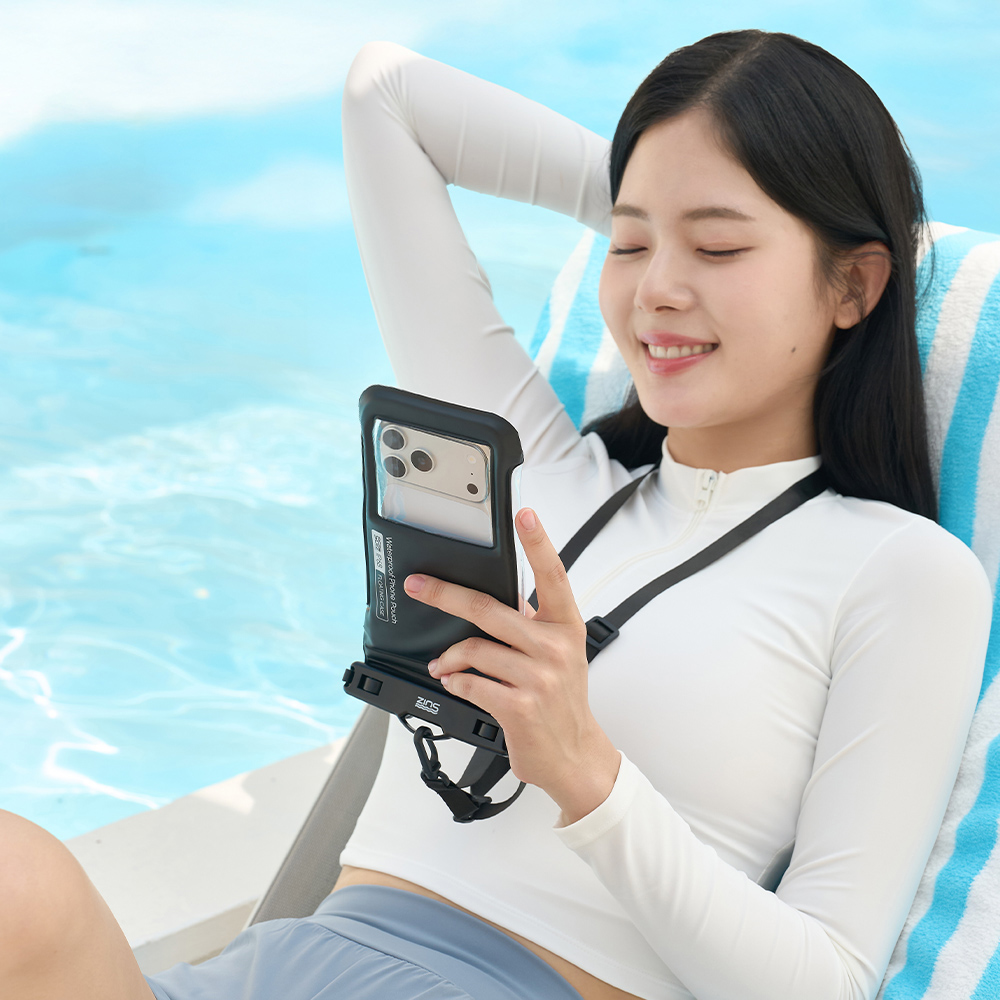 수이즈 IP68 핸드폰 방수팩 휴대폰 스마트폰 아이폰 갤럭시 물놀이 워터파크 준비물 상품 이미지