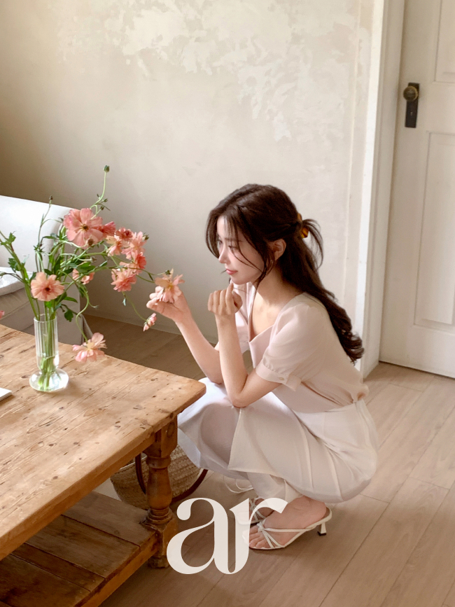 (국내제작) 스트랩 뒷밴딩 롱 스커트 sk7824 이미지 4