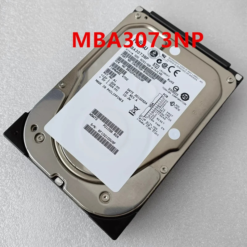 FUJITSU 73GB 68핀 SCSI 3.5인치 15K HDD MBA3073NP거새 오리지널 하드