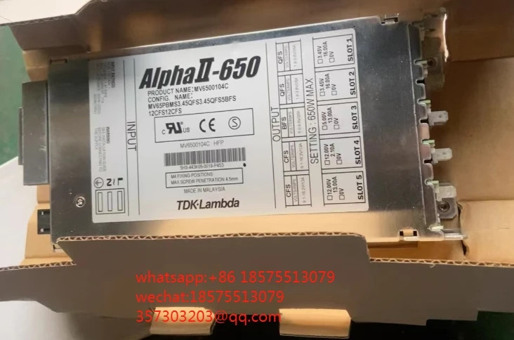 TDK 람다 MV6500104C AIPHA 650 전원공급장치 AIPHA-650