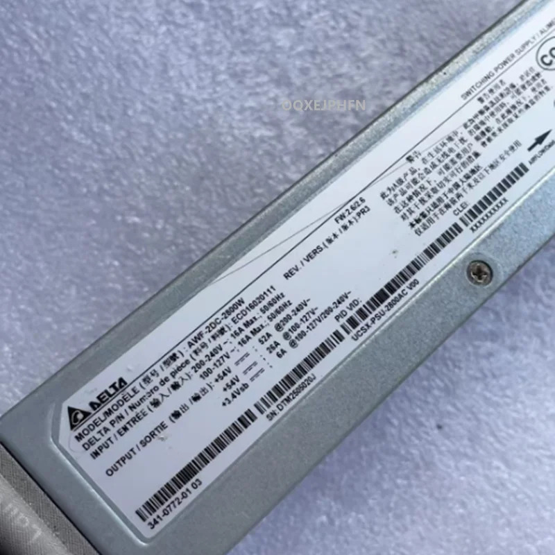 CO 2800W AHF-2DC-2800W UCSX-PSU-2800AC ECD16020111 341-0772-01 전원공급장치 거신