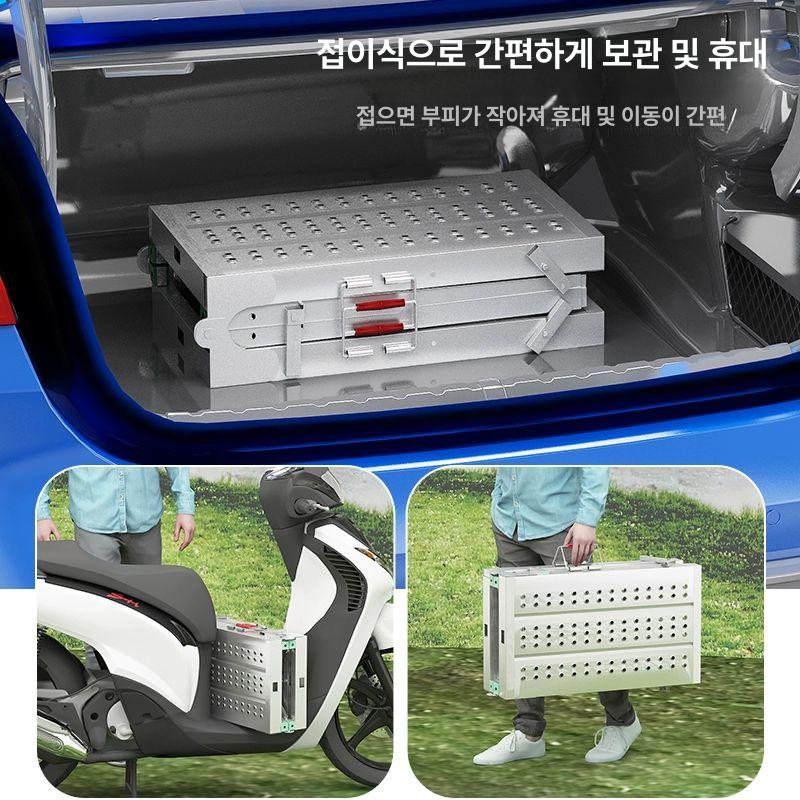 경량 사다리 작업대 접이식 가정용 계단식 스텝 작업용 다용도 안전발판 작업발판 - 상세 이미지 2