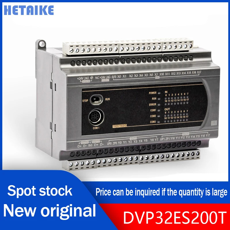 트랜지스터 출력 DVP32ES200T ES2 시리즈 100-240VAC 16DI 16DO 신