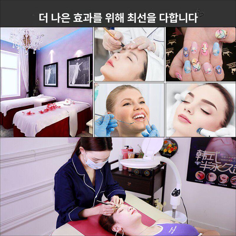 이동식 확대경 조명 작업용 고배율 피부과 램프 시술 루페 뷰티샵 정밀 링라이트 - 상세 이미지 5