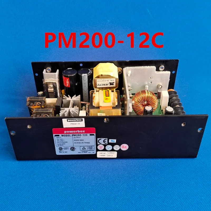 POWERBOX 12V16.7A 200W PM200-12C거새 원본 전원공급장치는 새 처럼 작동