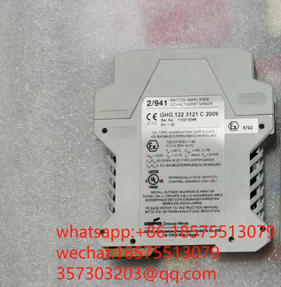 CEAG 2/941 안전 릴레이 모듈 GHG-122-3121-C-2009 방폭