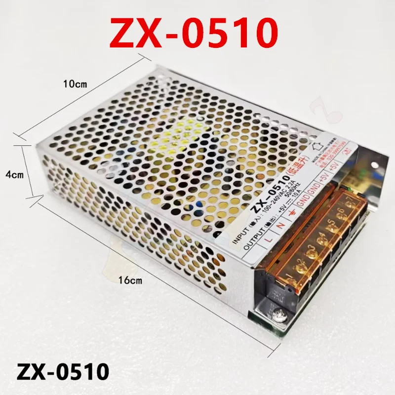 ZHONGXING 5V10A ZX-0510 5V7A 12V7A 24V2A 100W ZX-100-8 새 원본 전원공급장치