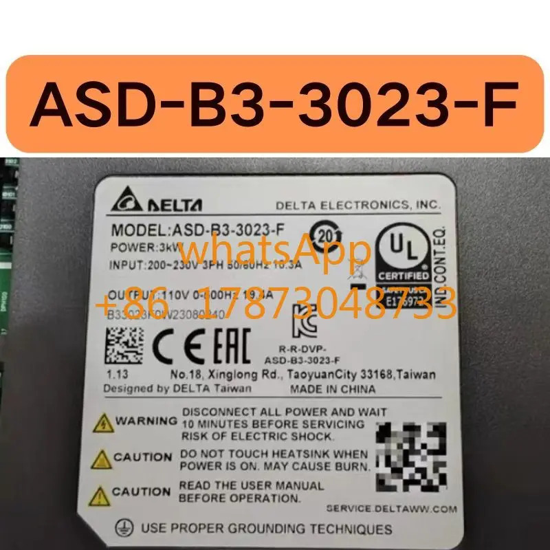 리퍼 3KW 드라이버 ASD-B3-3023-F기능이 그대로 유지되었습니다.