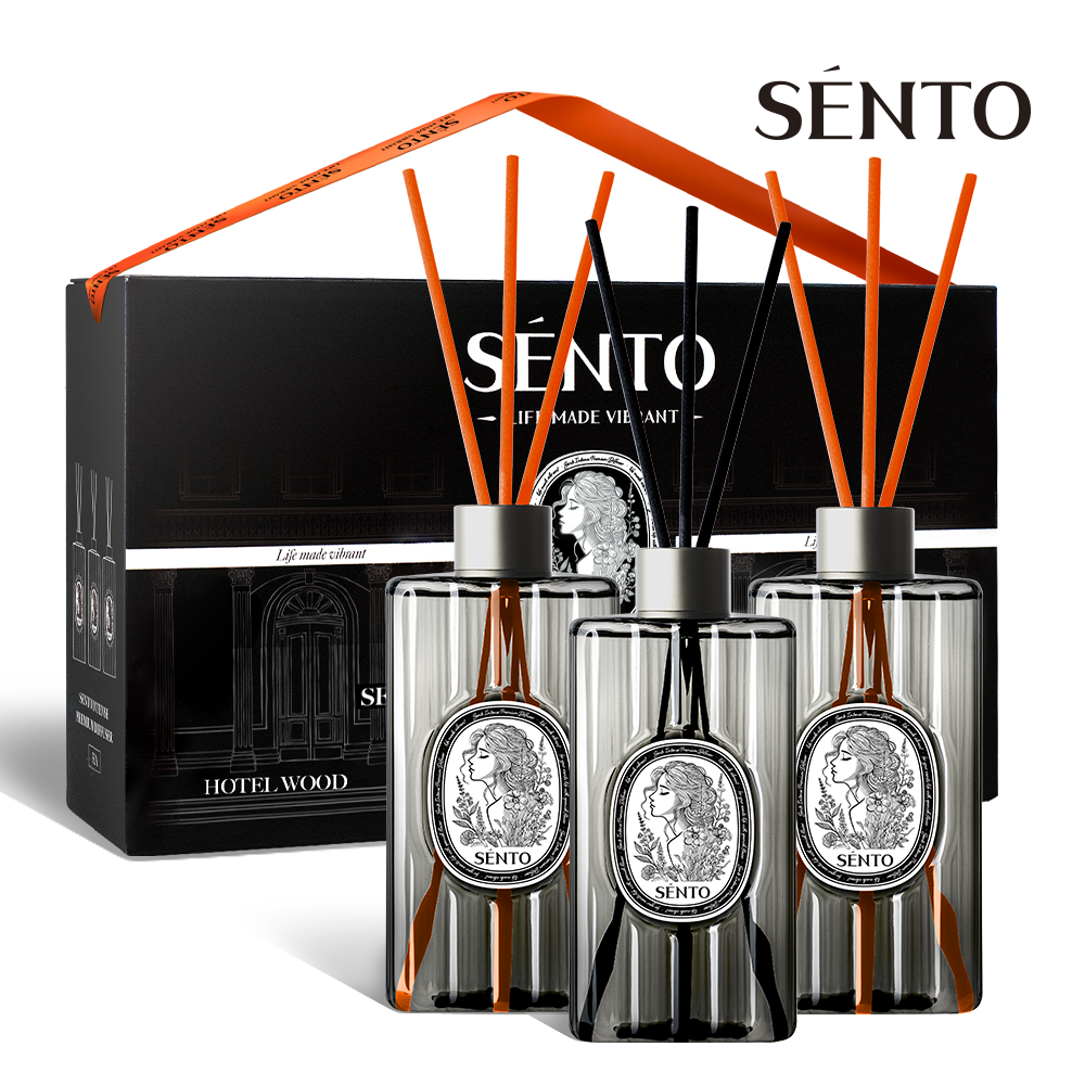 센토 인텐스 프리미엄 대용량 디퓨저 선물세트 호텔우드, 550ml, 3개 - 상품 이미지