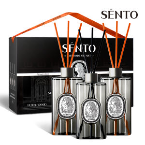 센토 인텐스 프리미엄 대용량 디퓨저 선물세트 호텔우드, 550ml, 3개 솔직 후기 | 실제 배치 사진 포함 - 상품 이미지 1
