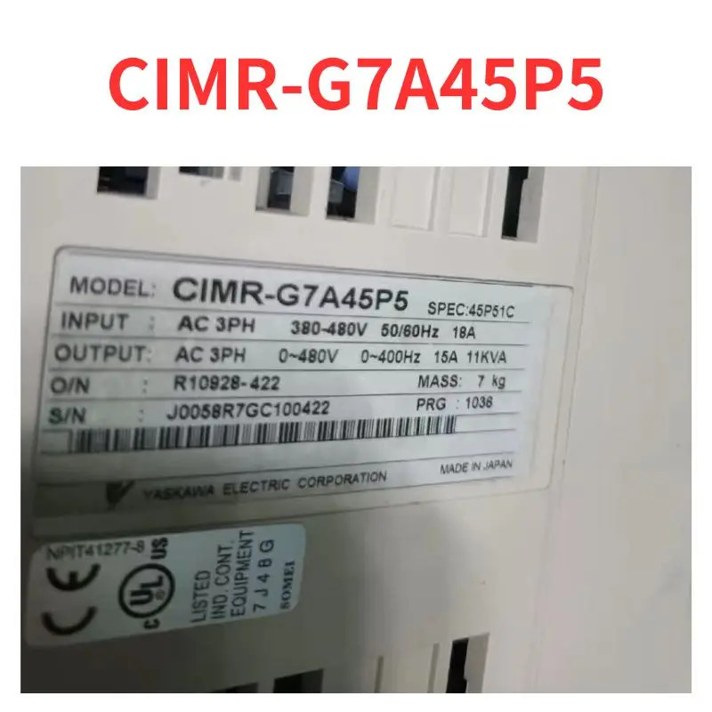CIMR-G7A45P5 주파수 변환기 리퍼 완료 신
