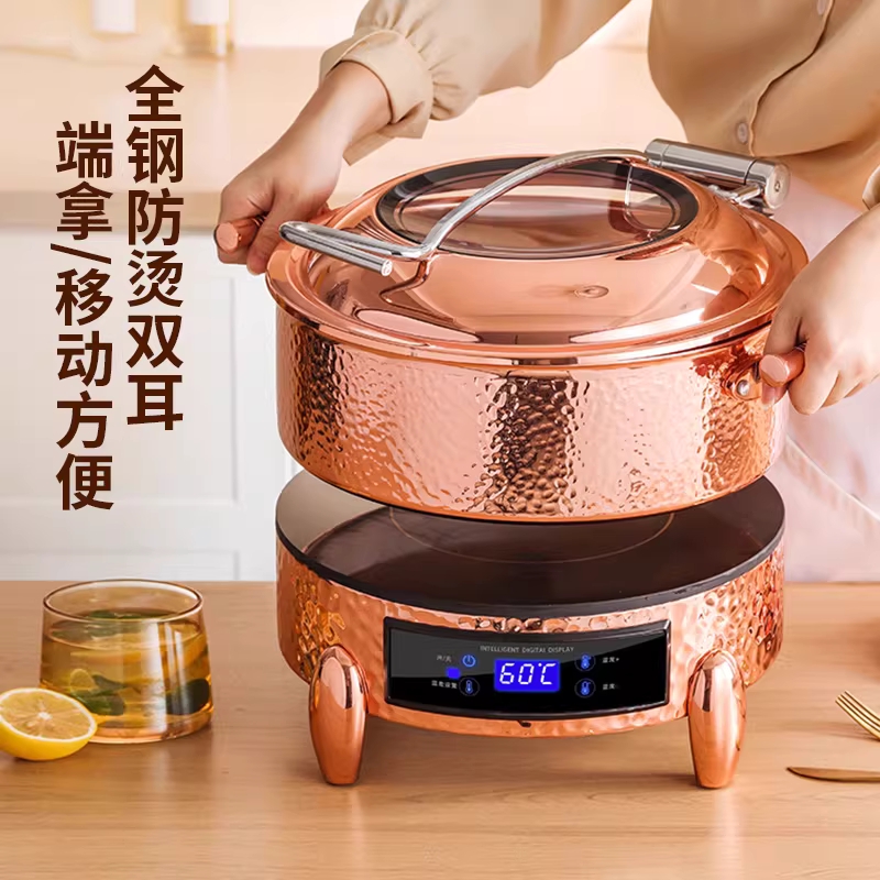 습워머 호텔 국통 국물 보온통 챠핑디쉬 카레 스프 5L - 상세 이미지 2