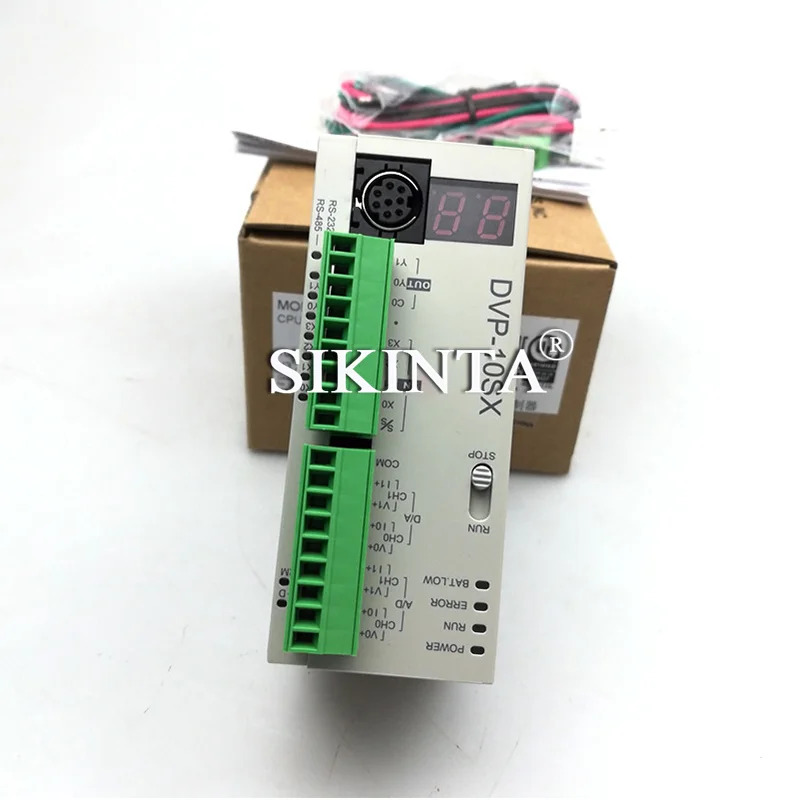 시리즈 PLC 모듈 DVP10SX11R DVP10SX11T 프로그래밍 컨트롤러 완전히 리퍼