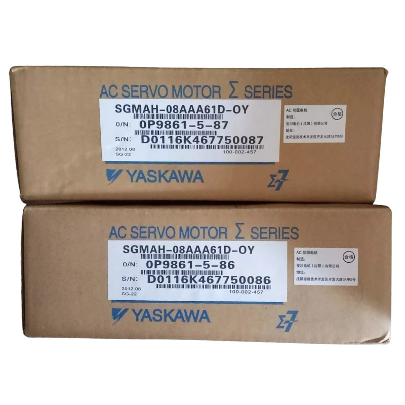 새 Yaskawa SGM호환AH-08AAA61D-0Y 서보모터