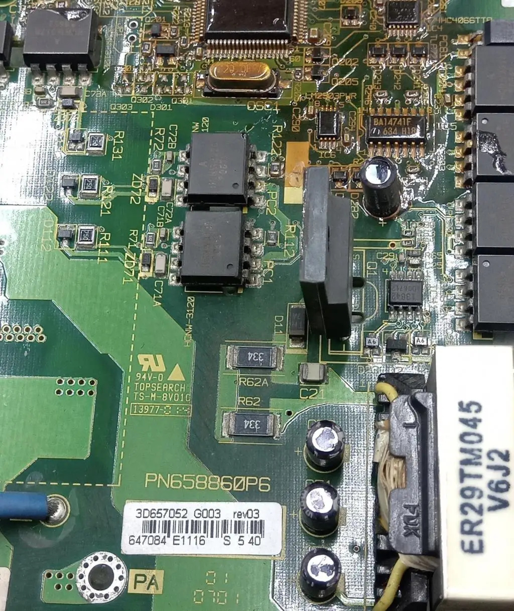 전원 보드 PN 658859 P6 2.2kw 658860 3kw상태로 리퍼