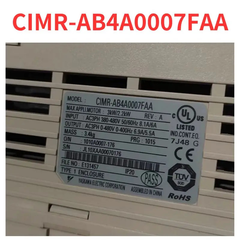 CIMR-AB4A0007FAA 주파수 변환기 리퍼 완료 신
