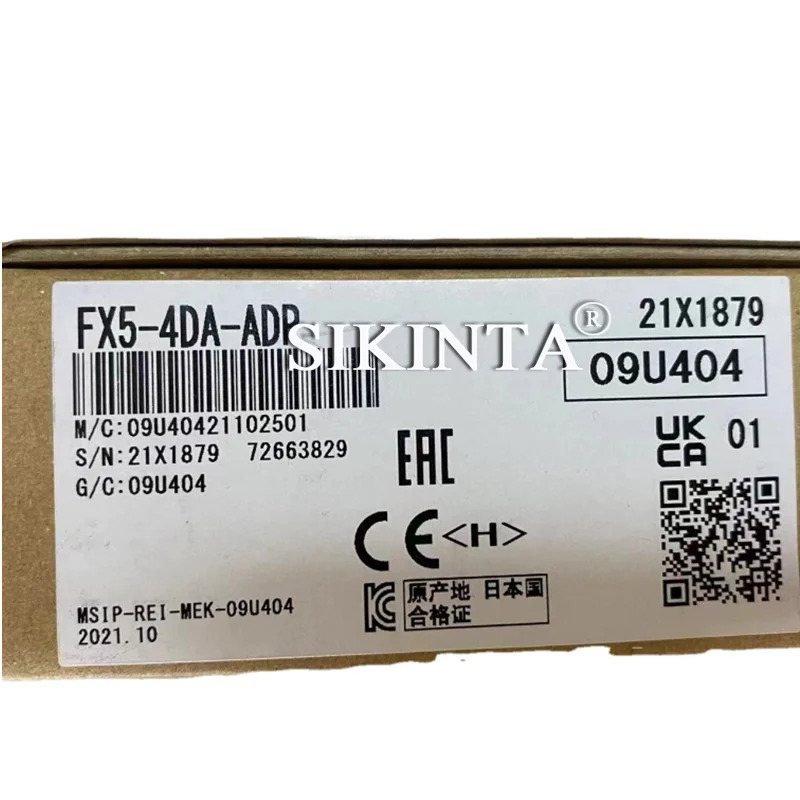 FX5-4DA-ADP FX5-8EYR/ES FX2N-8EYR-ES I/O 모듈 PLC 완전히 리퍼