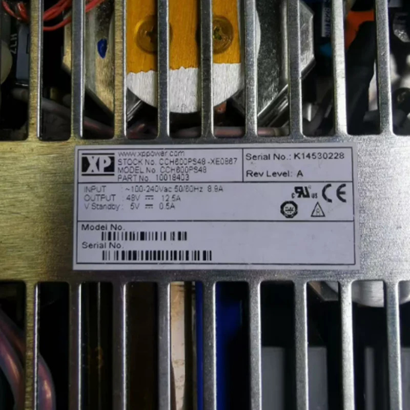 XP 48V12.5A 5V0.5A 600W CCH600PS48전원공급장치 리퍼 새 처럼 작동