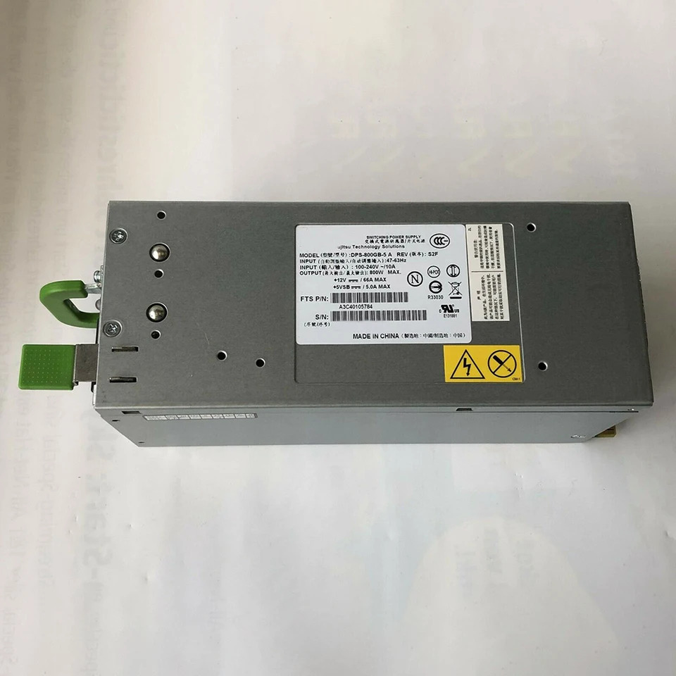 Fujitsu PS300-D2619 800W 서버 전원공급장치 DPS-800GB-5 A REV S2F A3C40105784 전 리퍼 완료