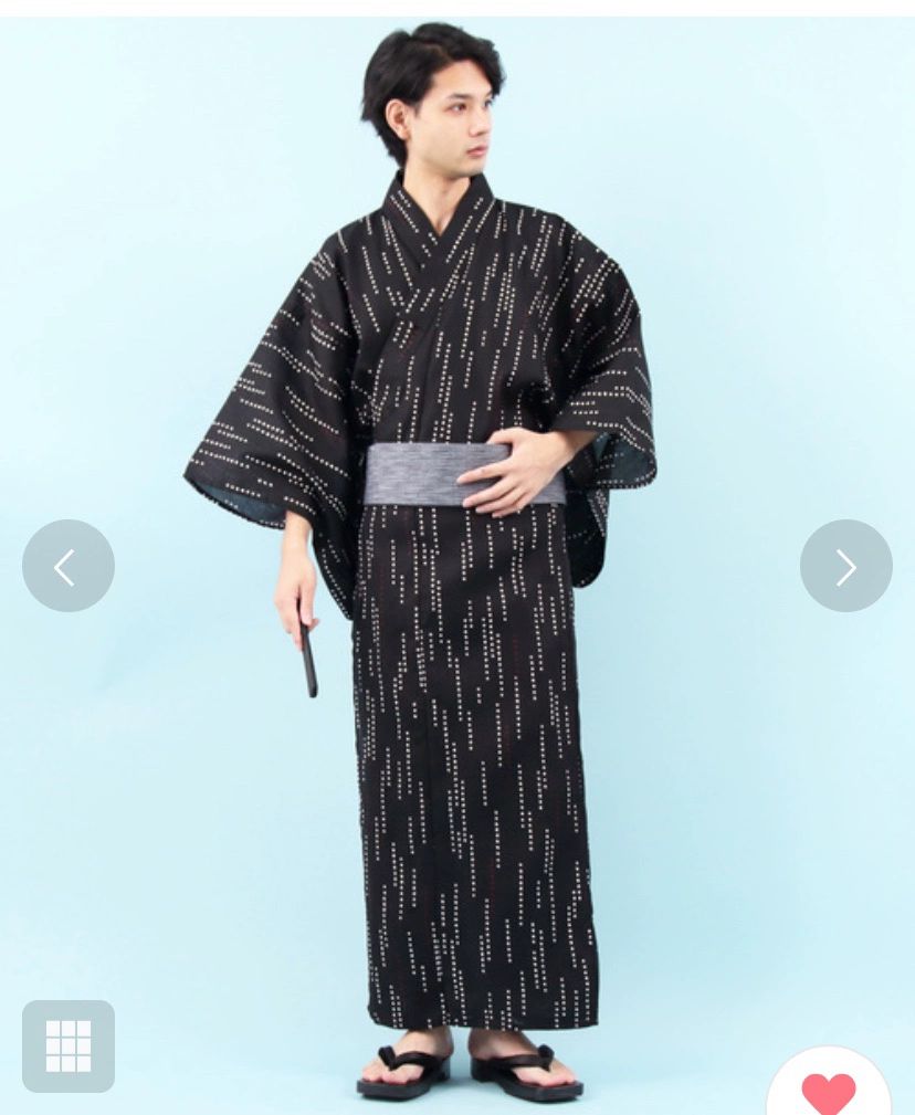 카디건 유카타 의류 남성용 하오리 가디건 잠옷 캐주얼 일본전통의상 패션 로브 - 상세 이미지 4