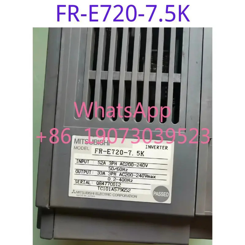 리퍼 E720 시리즈 FR-E720-7.5K 3개220V 7.5kw 기능 리퍼가 그대로 유지