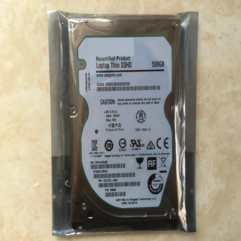 씨게이트오리지널 SSHD 500GB 2.5 인치 SATA 6 Gb/s 64MB 8G 5400RPM ST500LM000