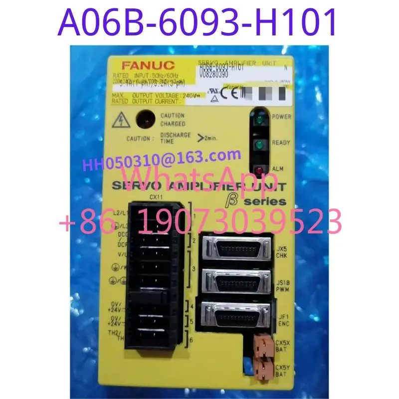 리퍼된 드라이버 A06B-6093-H101 기능 리퍼가 그대로 유지