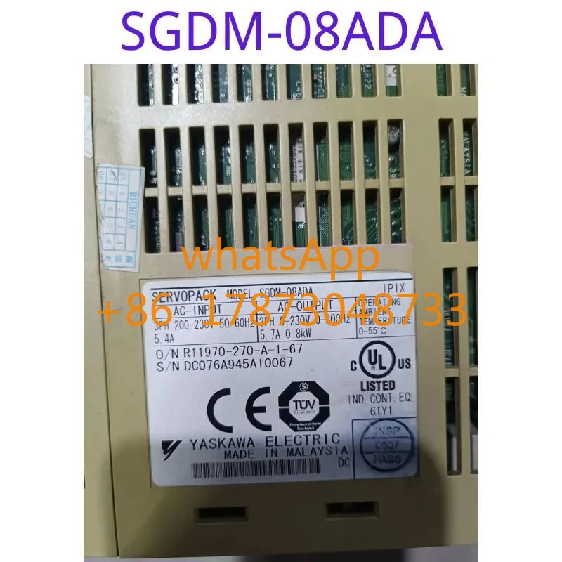 리퍼된 드라이버 SGDM-08ADA 기능은 그대로 리퍼되었으며 외관도 유지되었습니다.