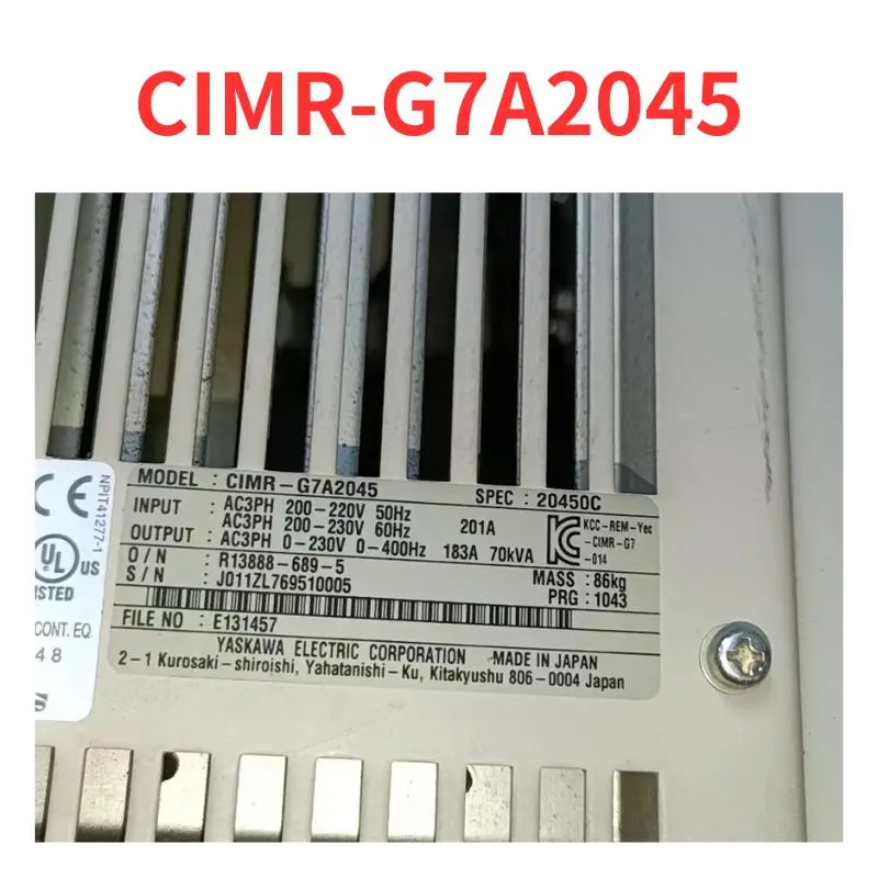 CIMR-G7A2045 주파수 변환기 리퍼 완료 신