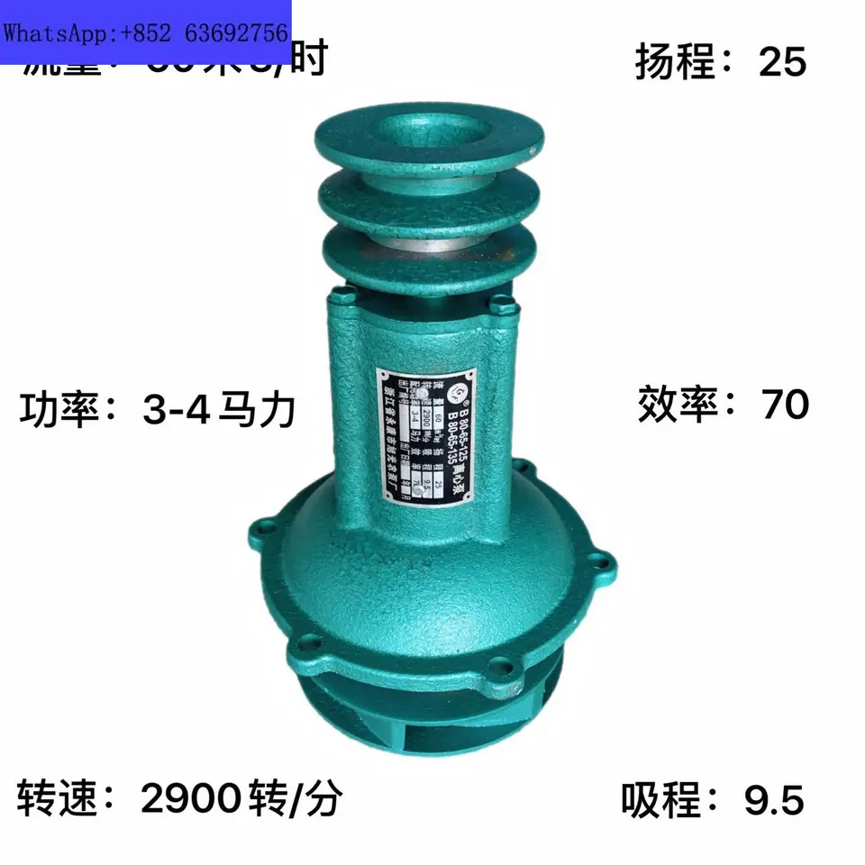 해양 B80-65-135 원심 펌프 헤드 Yongkang B80-65-125 범해양 농업워터펌프