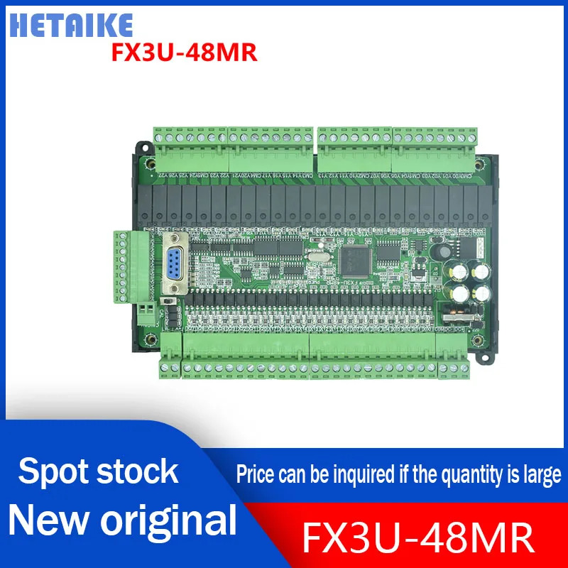 PLC 프로그래밍 로직 컨트롤러 산업제어 보드 제어 모듈 FX3U-48MR DC24V 신