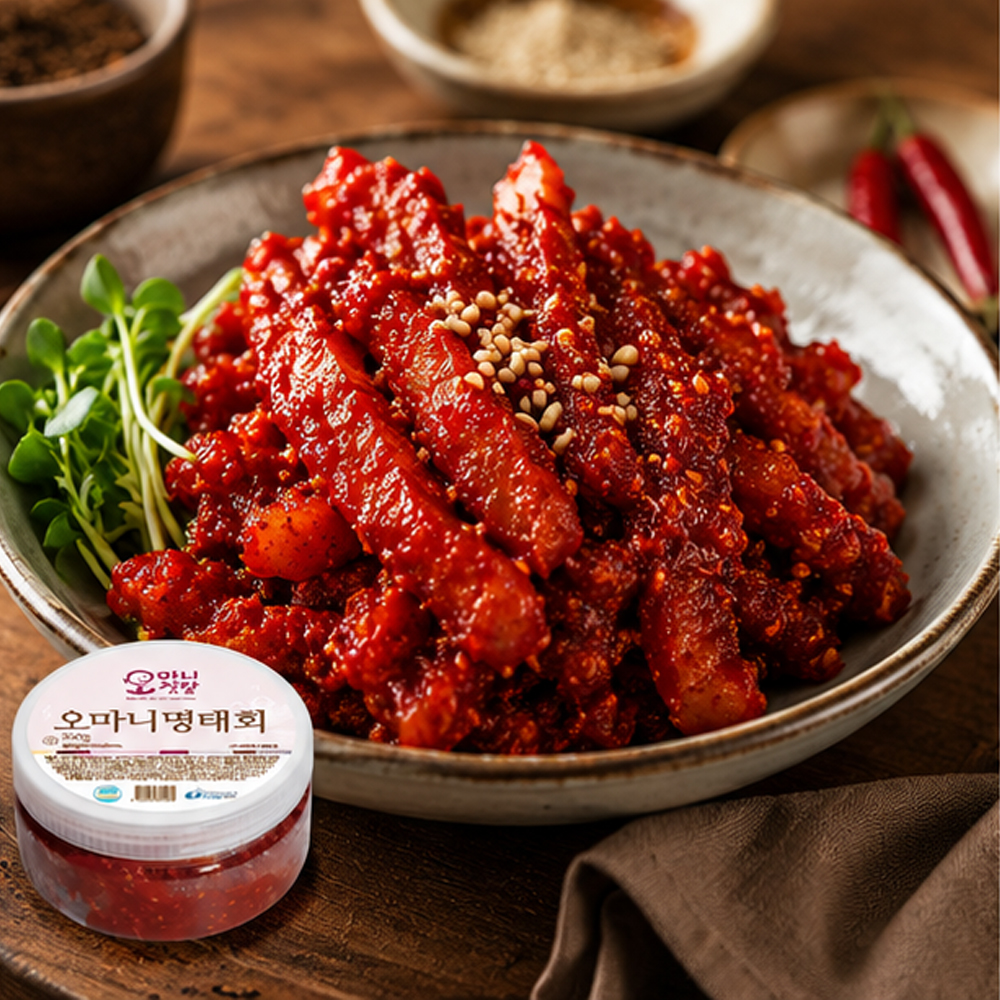 동화푸드 오마니 명태회 350g 반찬 젓갈 명태 속초 명장 업소용 식혜 초무침 반찬 젓갈 - 상세 이미지 2