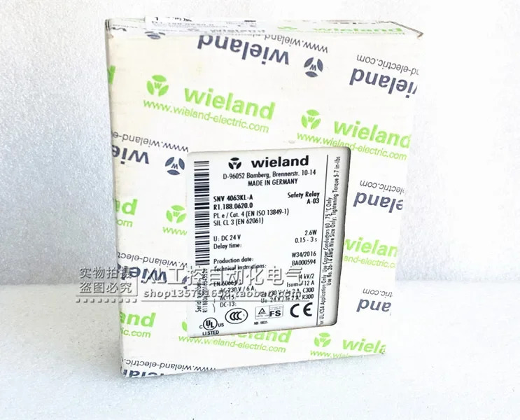 WielandS NV4063KL-A 안전 릴레이 R1.188.0620.0snv4063kl.