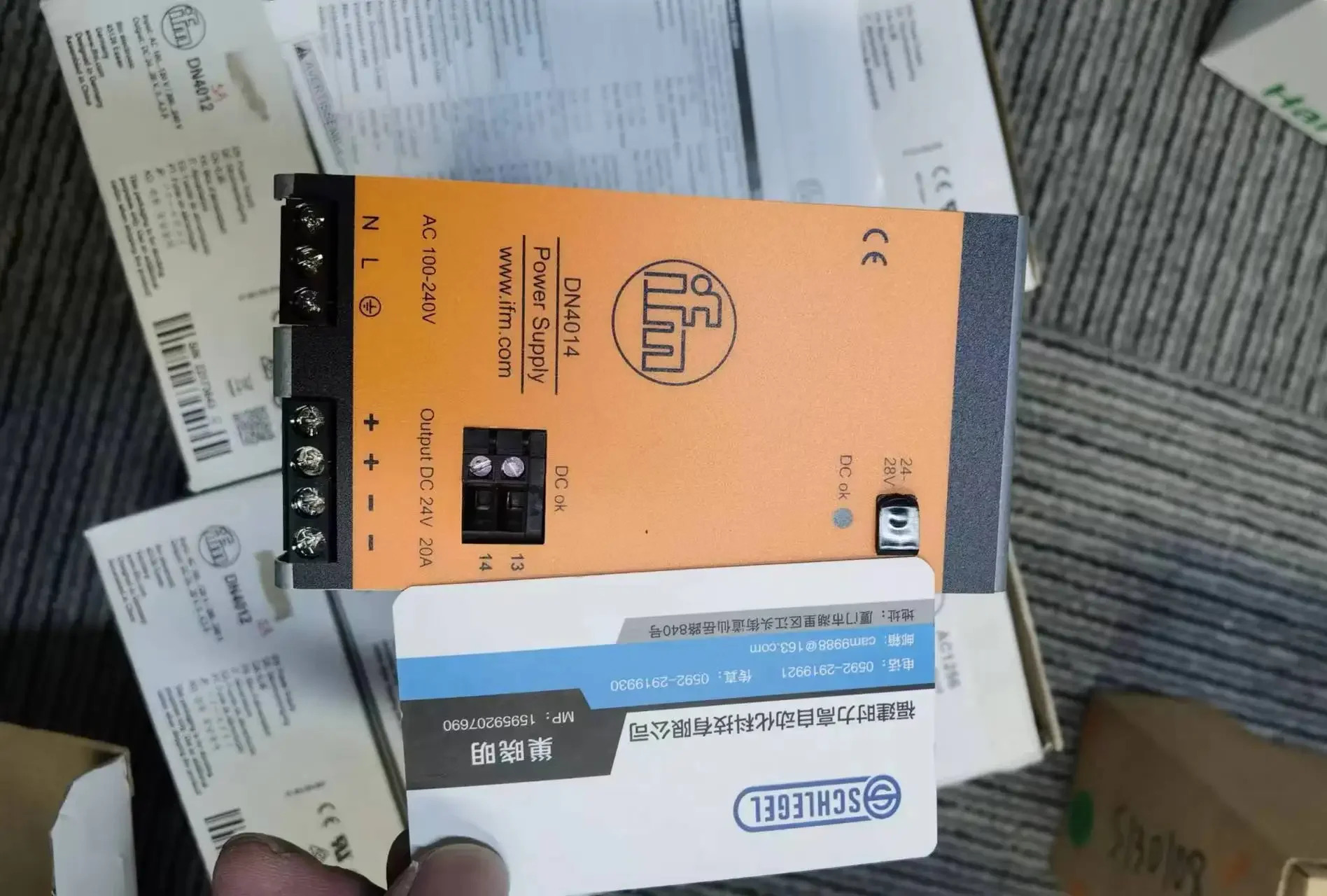 IFM AC1258 AC1254 AC1256 AS-인터페이스 전원공급장치