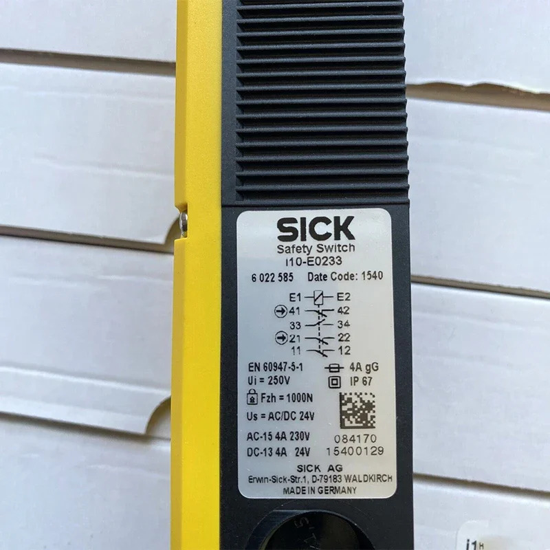 Schke SICK 오리지널 I10-E0233 안전 잠금 장치 10개 1개잘못된 벌칙 없음 신뢰할 수 있고 안전한