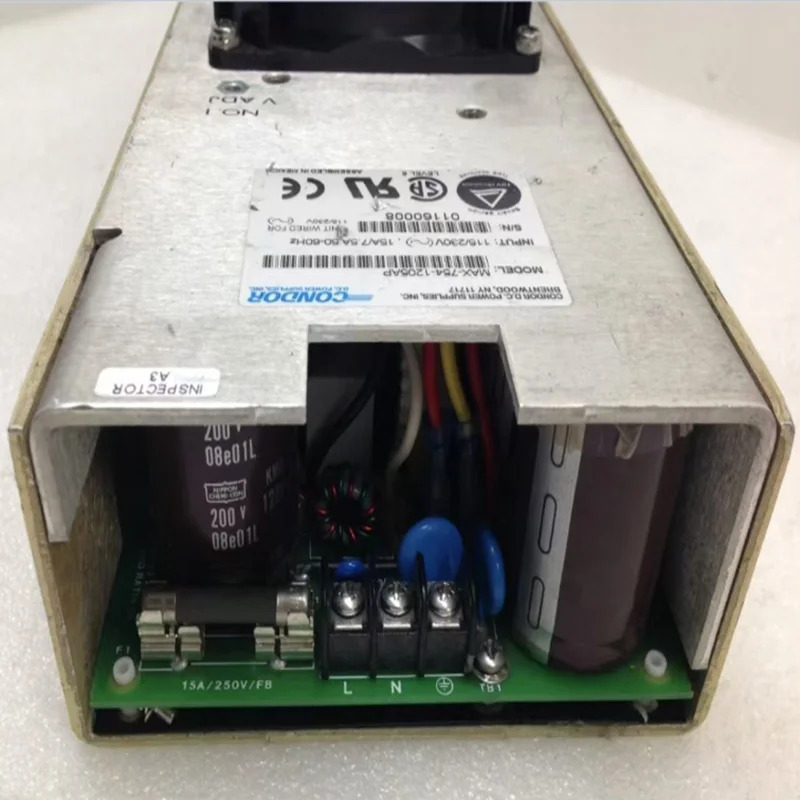 CONDOR/TODD오리지널 전원공급장치 리퍼 MAX-754-1205AP 새 것처럼 작동