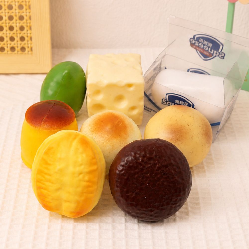 빌리네집 치즈볼 크런치 + 커버증정 슬랑이 슬라임 말랑이 스퀴시 이미지 6