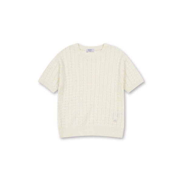 폴햄키즈 여아 크루넥 반팔 니트 4color(택1) G2ER2010A - 상세 이미지 5