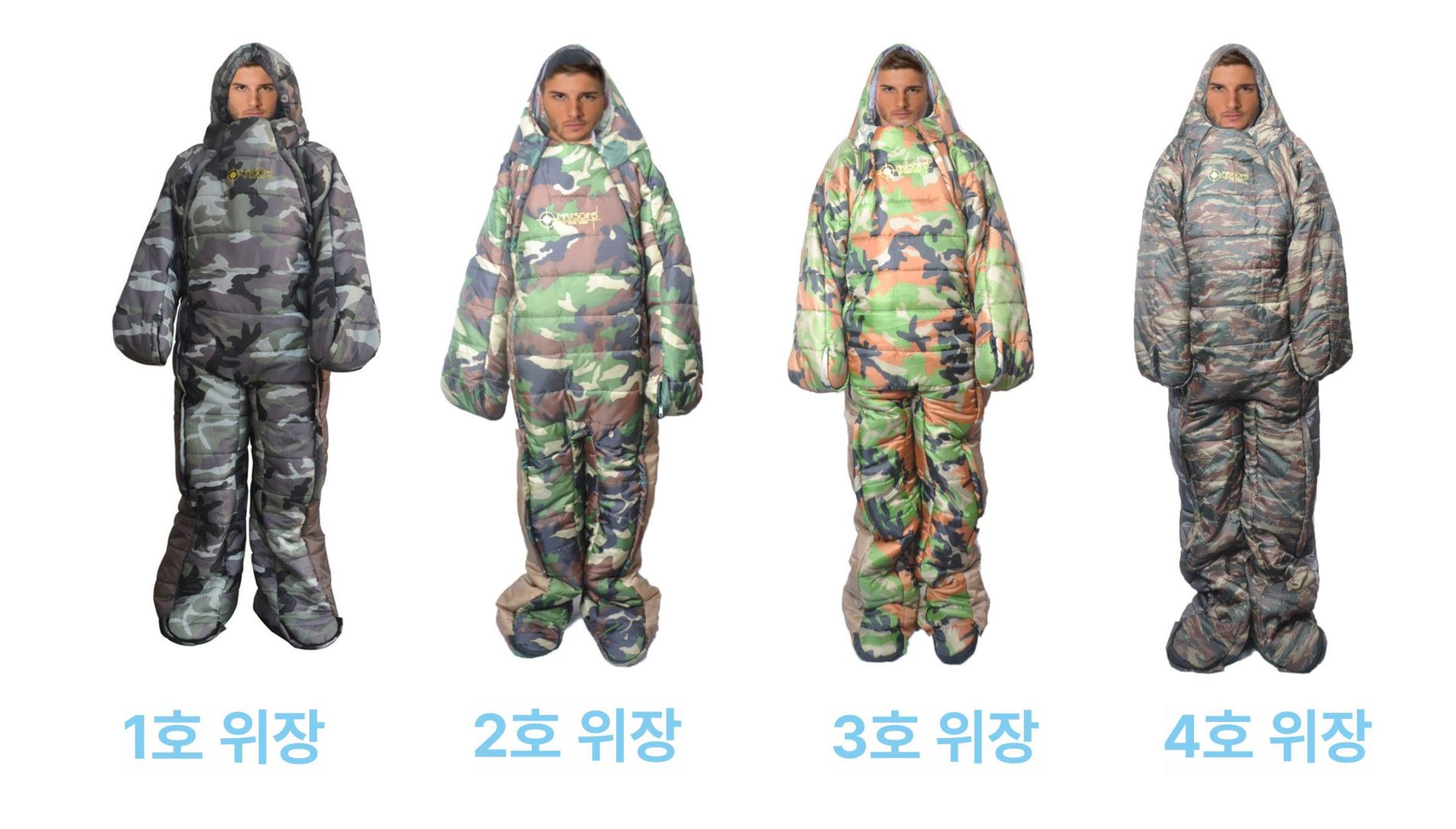 백 패킹 경량 침낭 입는 이불 슬리핑 차박 겨울 망토 판초 야외 전신패딩 동계 - 상세 이미지 3