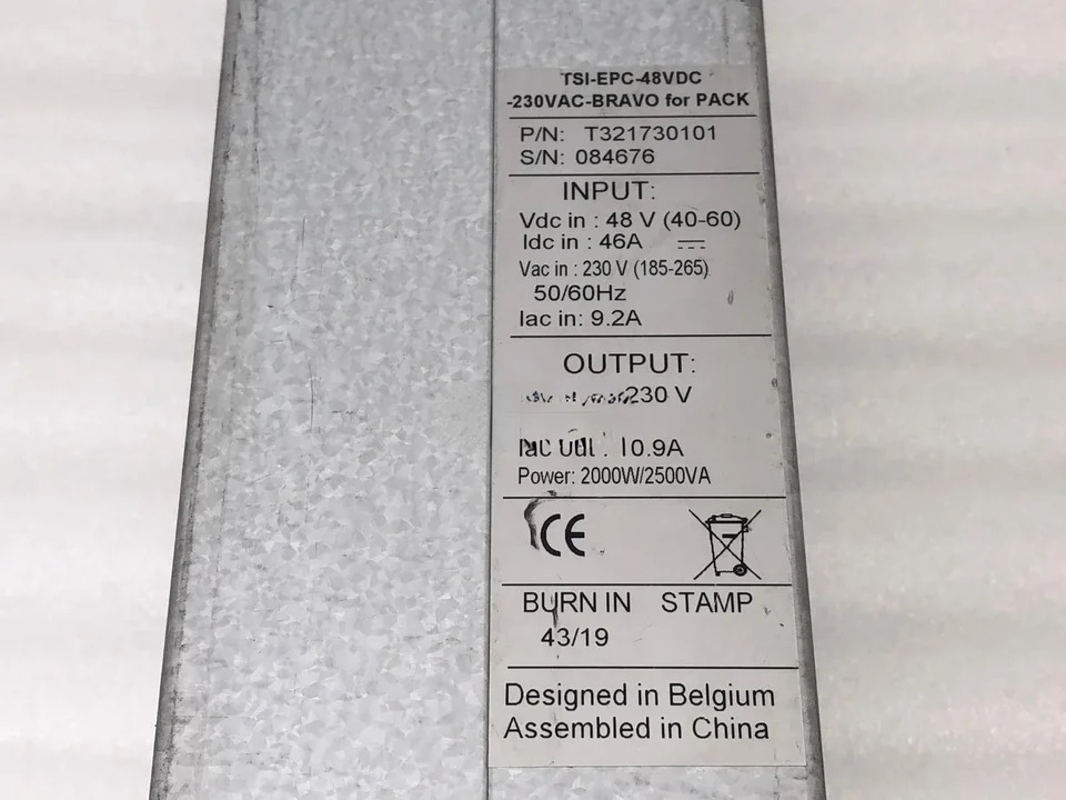 Annet인버터 전원공급장치 TSI-EPC-48VDC-230VAC-BRO 48V DC230V AC 2000W